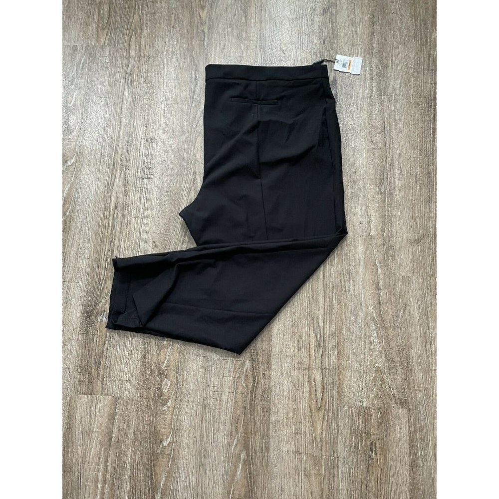Calvin Klein Plus Size Womens Ankle Zip Dress Pants 24W Black - Picture 3 of 3